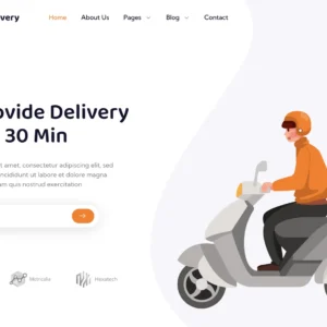 Courier & Delivery Services - WordPress Website