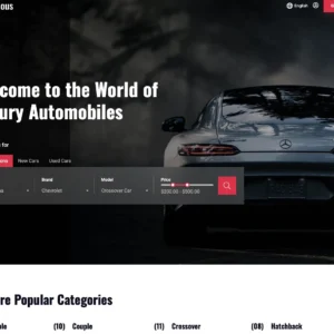 Luxury Car Dealership - WordPress Website