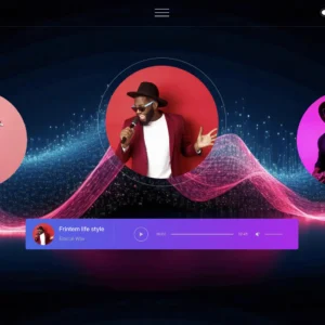 Artist Showcase Platform - WordPress Website