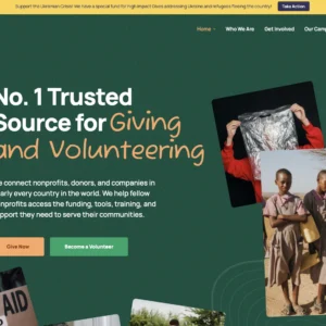 Nonprofit Mission Hub - WordPress Website