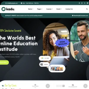 Online Education Platform - WordPress Website