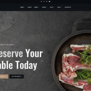Contemporary Restaurant & Dining - WordPress Website