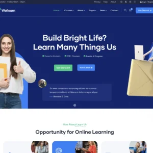 Interactive Education Platform - WordPress Website
