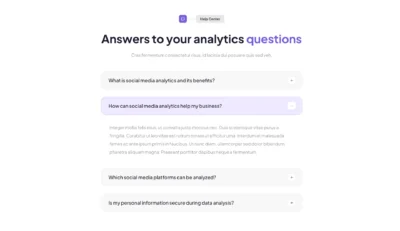 wordpress-analytics-faq-accordion-section