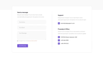 wordpress-contact-support-form-section