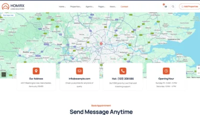 wordpress-map-contact-page-section