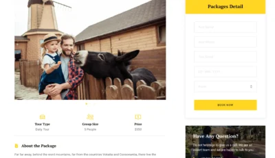 wordpress-zoo-booking-form-product-section